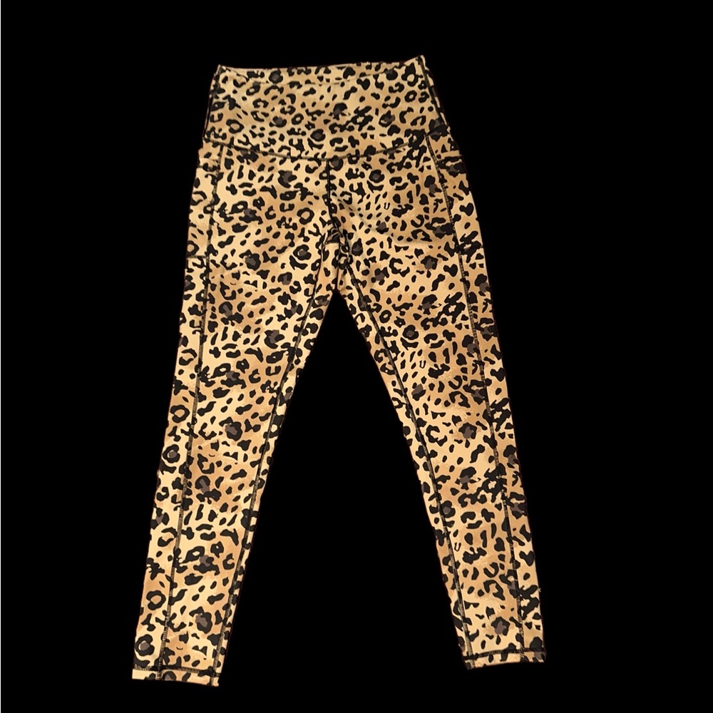 Cute leopard Leg End workout leggings M